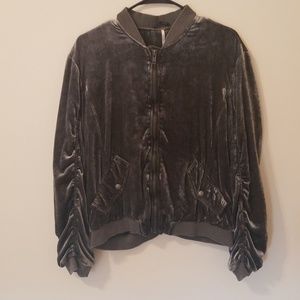 Free people velvet bomber